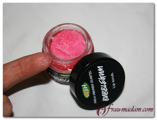 lush скраб для губ